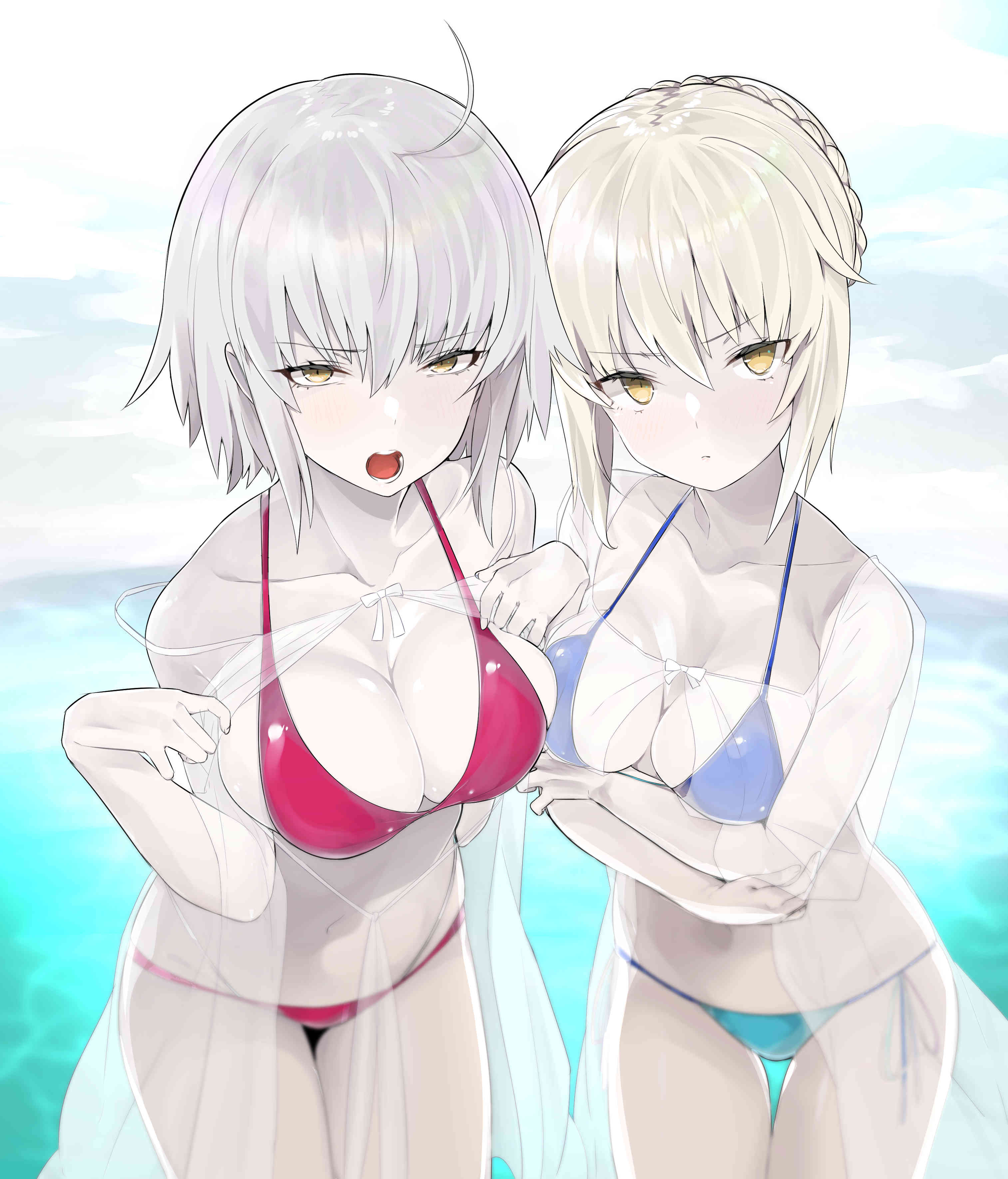 Mitsudoue Fategrand Order Jeanne Darc Jeanne Darc Alter Fate Saber Saber Alter Bikini 2630